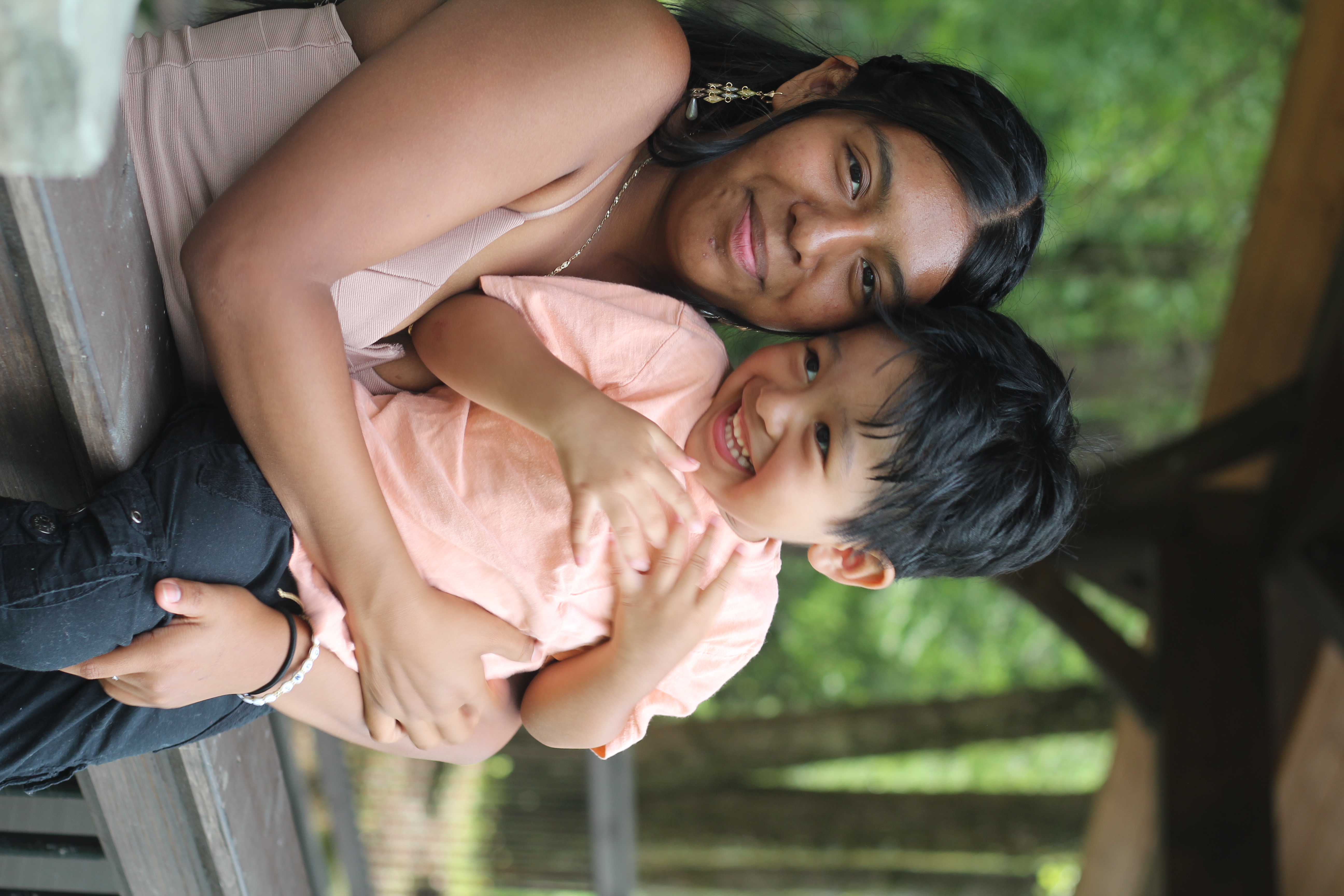 A teen mom with her baby at Gen16